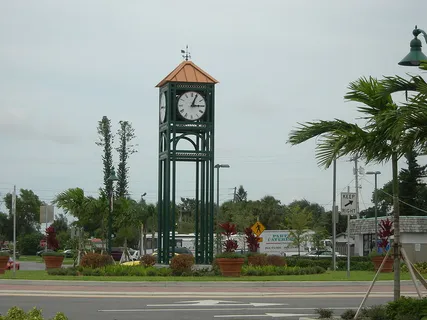 Margate Clock tower located near city hall