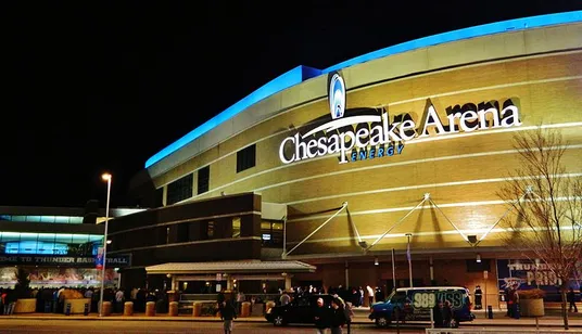 Chesapeake Energy Arena, home of the OKC Thunder