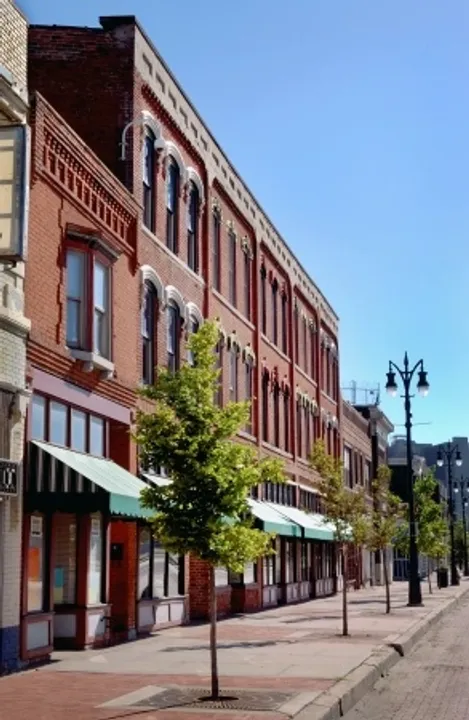 Image of small town main street