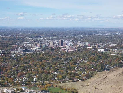 Aerial view of Boise, ID