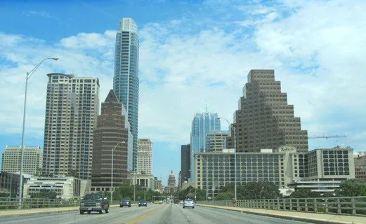 View of Austin From Congress Street Bridge