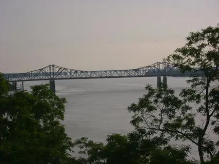 Natchez–Vidalia Bridge over the Mississippi River