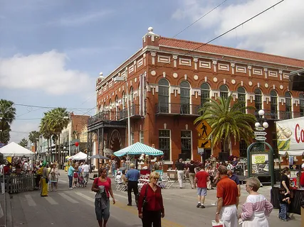 A street festival on Ybor City's famous 7th Avenue