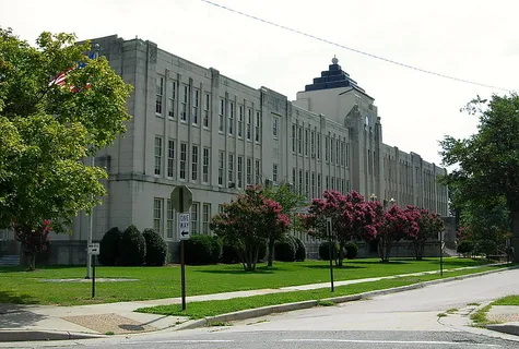 The Art Deco-styled Thomas Jefferson High School