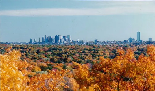 Downtown Boston skyline (43 Miles from Derry, NH)