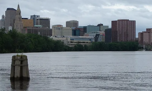 Hartford skyline from the Connecticut River