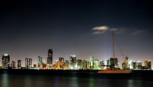 Miami Skyline at Night