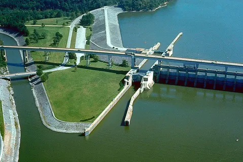 Chickamauga Lock and Dam on the Tennessee River