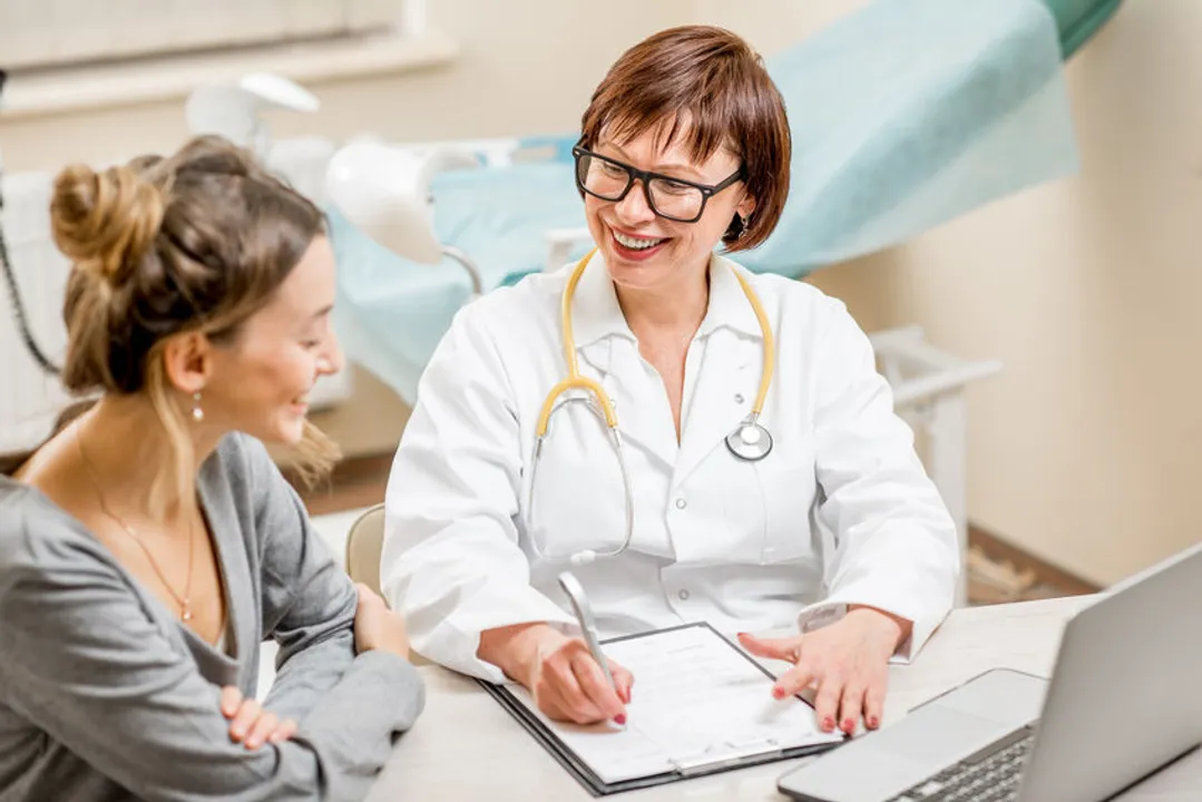 A rural primary care physician is having an appointment with a young female patient.