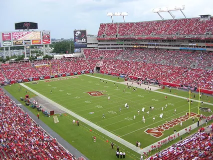 Raymond James Stadium, Home of the Tampa Bay Bucaneer's