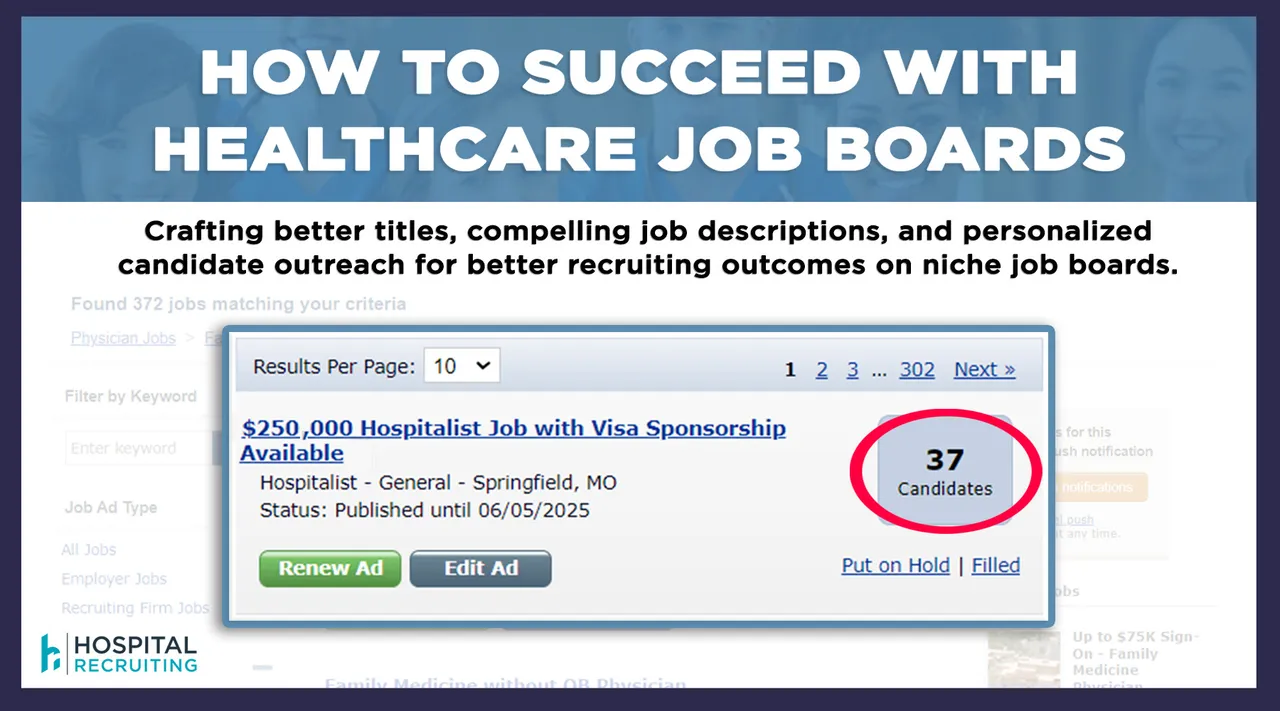 how to succeed with healthcare job boards