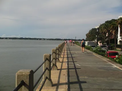 Charleston waterfront on The Battery