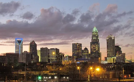 Uptown Charlotte's skyline