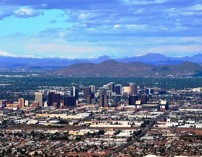 Aerial view of Phoenix