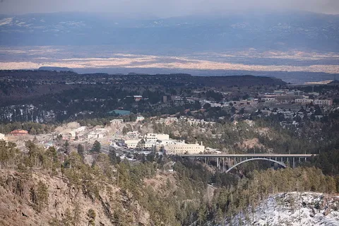 Los Alamos from Camp May Trail