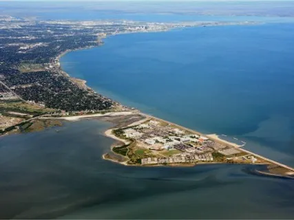 Aerial view of Corpus Christi