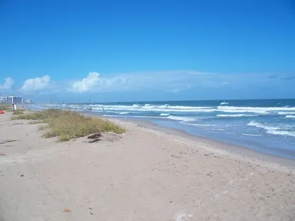 The beach at Fort Pierce Inlet State Park