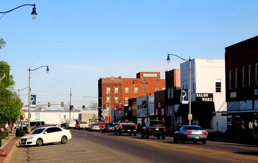 Main Street in Durant, Oklahoma