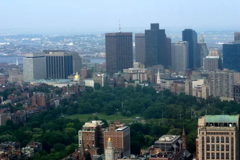 Boston Common from the Prudential Tower