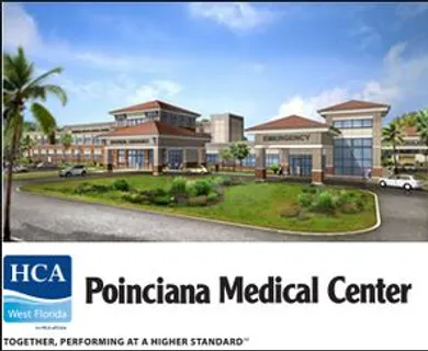 The future Poinciana Medical Center currently under construction.