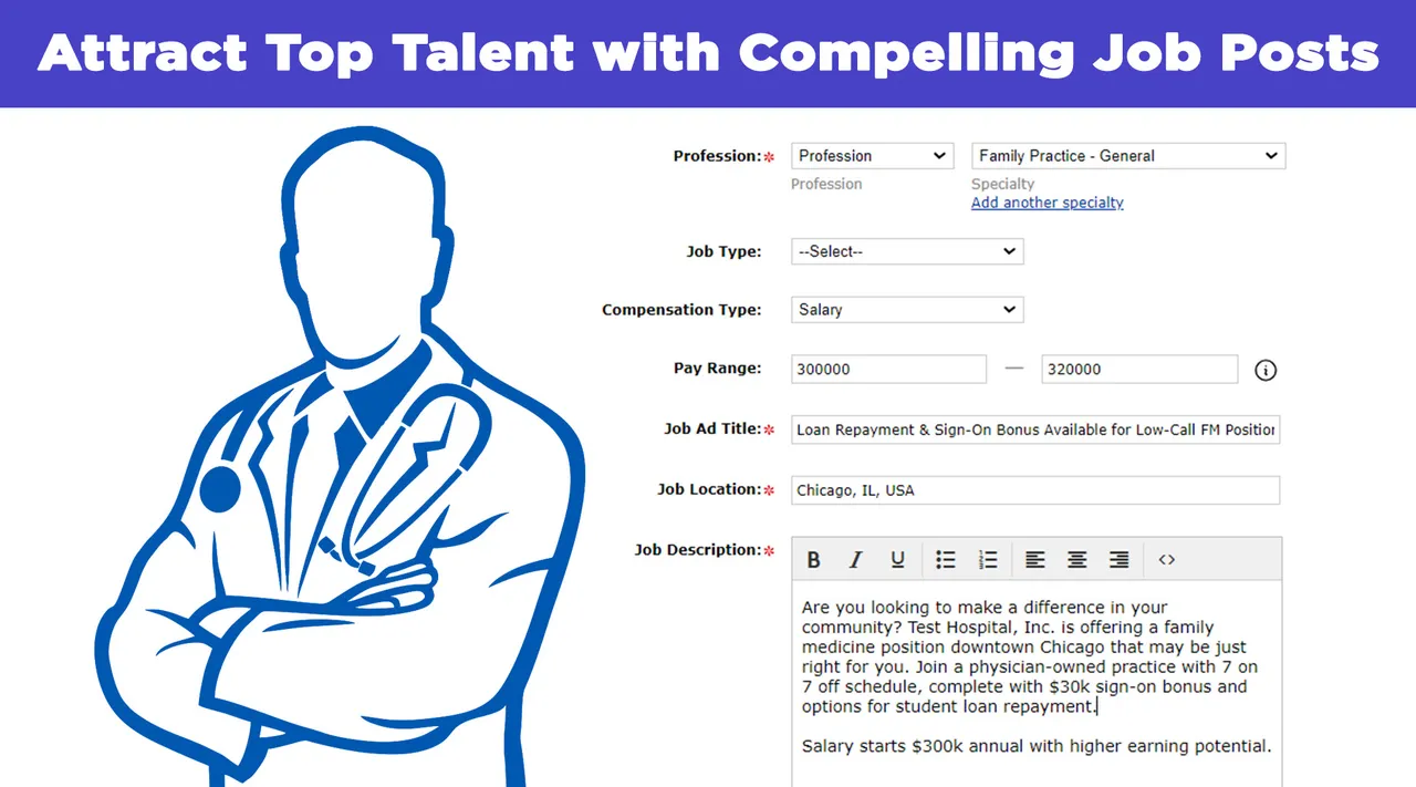 writing compelling job posts to recruit more providers