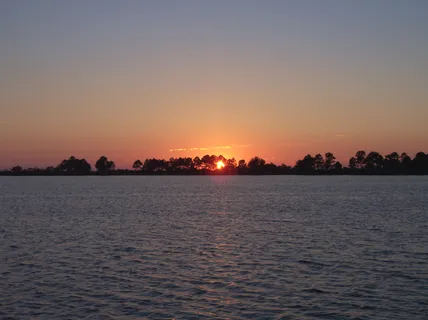 Looking West over Bon Secour Bay