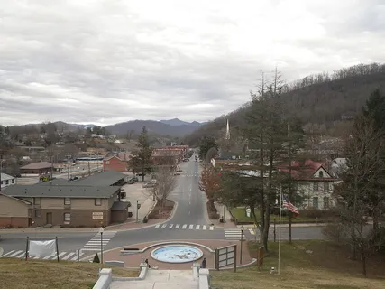 A view of Downtown Sylva, North Carolina