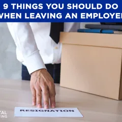 9 things you should do when leaving