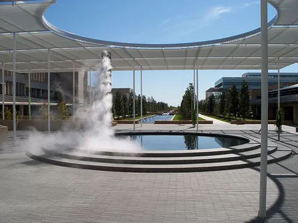 Campus Mall at The University of Texas at Dallas