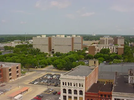 The campus of Indiana State University