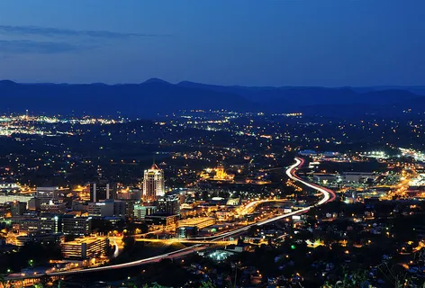 City of Roanoke, VA as seen from Mill Mountain