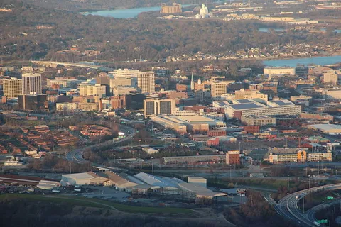 Downtown Chattanooga from Lookout Mountain