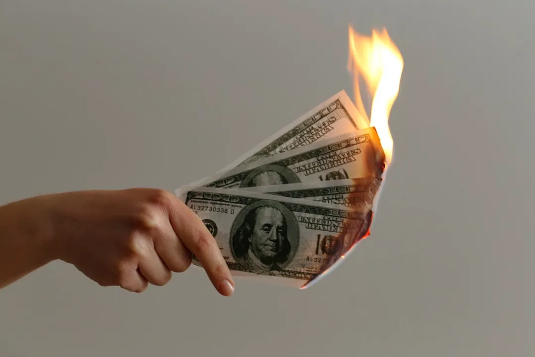 burning money