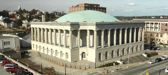 Macon City Auditorium -- World's Largest True Copper Dome