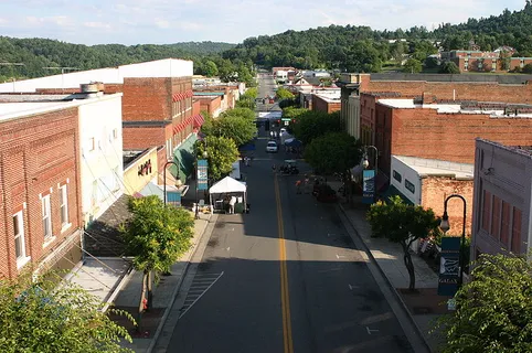 Main Street in downtown Galax