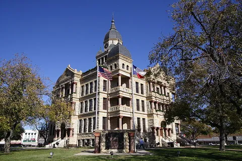 Denton County Courthouse on the square