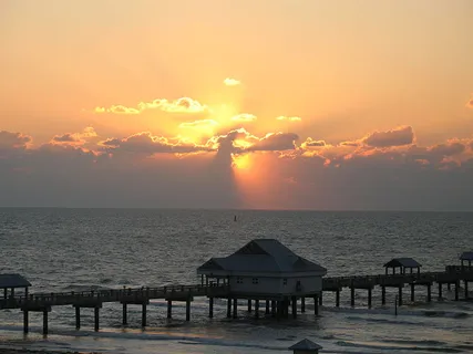 A beautiful sunset at Clearwater Beach!